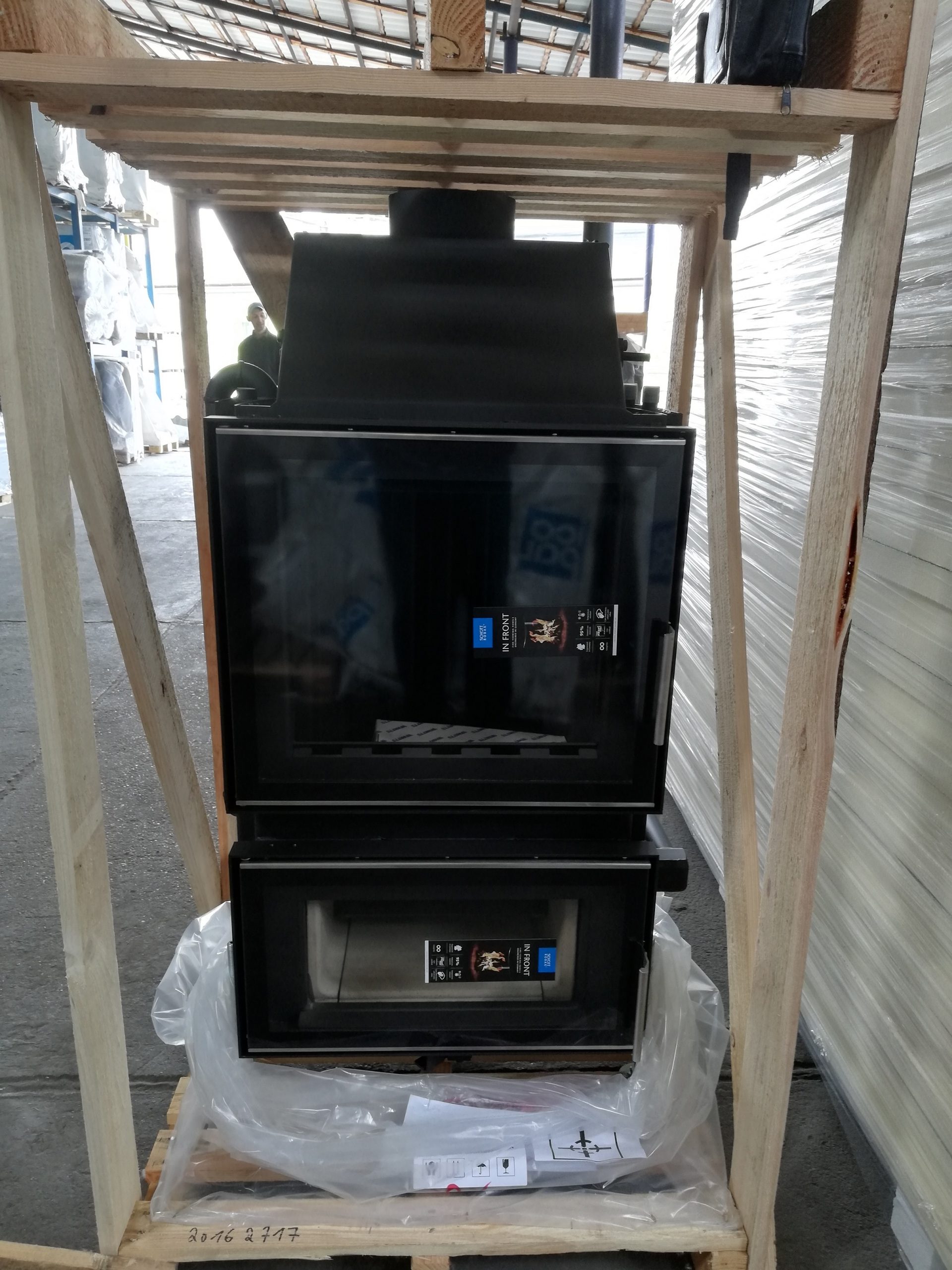 beépíthető Jumbo S faelgázosítós kandalló