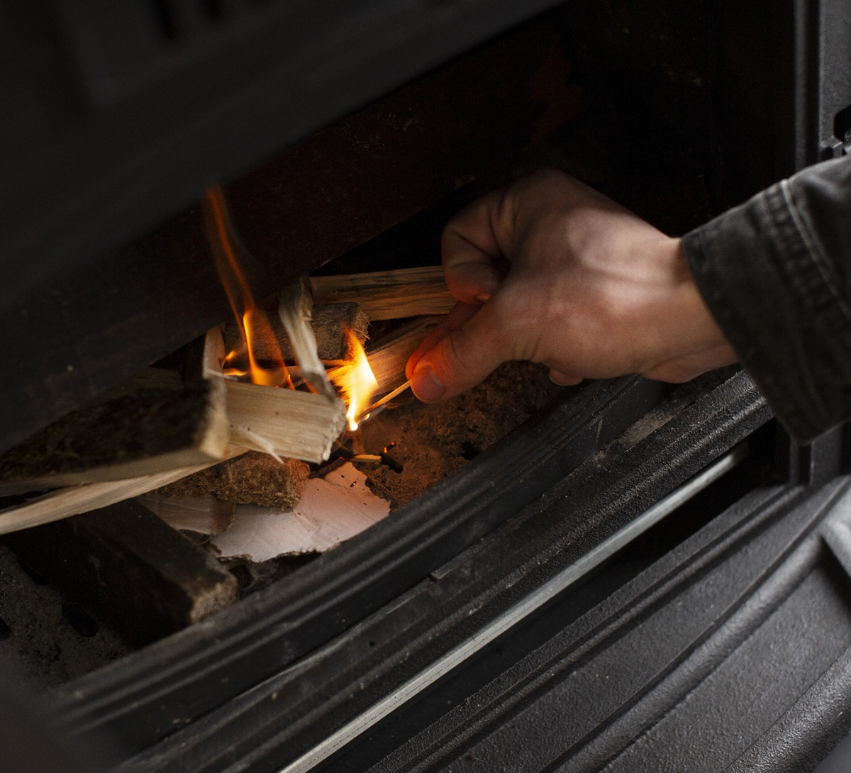 Környezetbarát kandalló