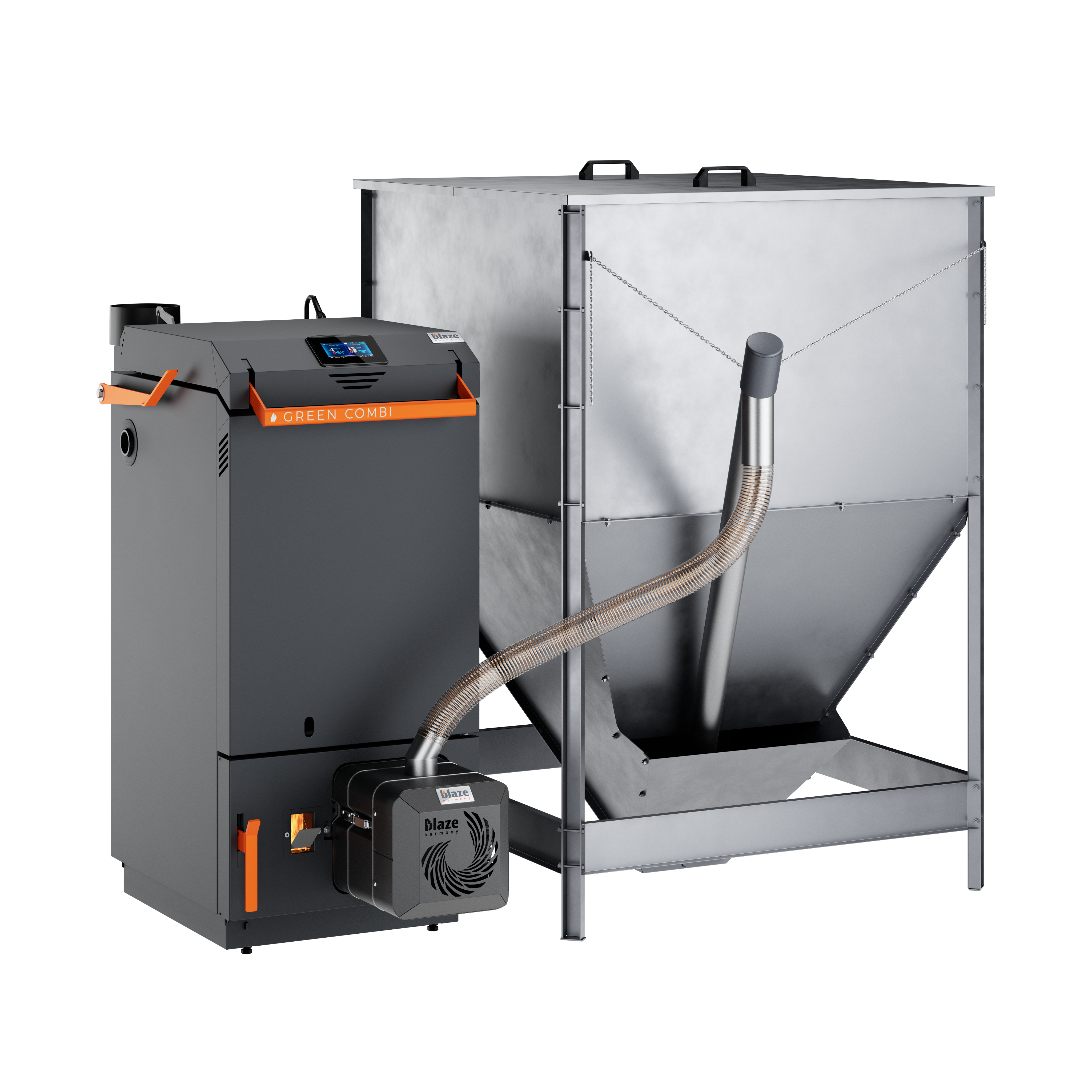 BLAZE GREEN KOMBI Faelgázosítós és pelletes kazán