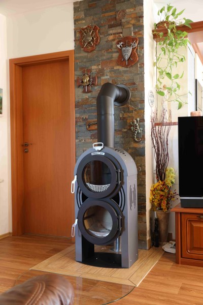 LS Pyro Nemo 6 kW faelgázosítós kandalló